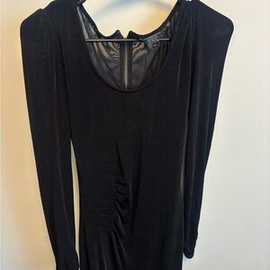 Elegant guess Black Long Sleeve Dress